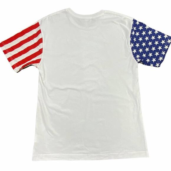 Code Five Adult Freedom for Everyone Stars and Stripes Tee Large Red White Blue - Picture 3 of 12